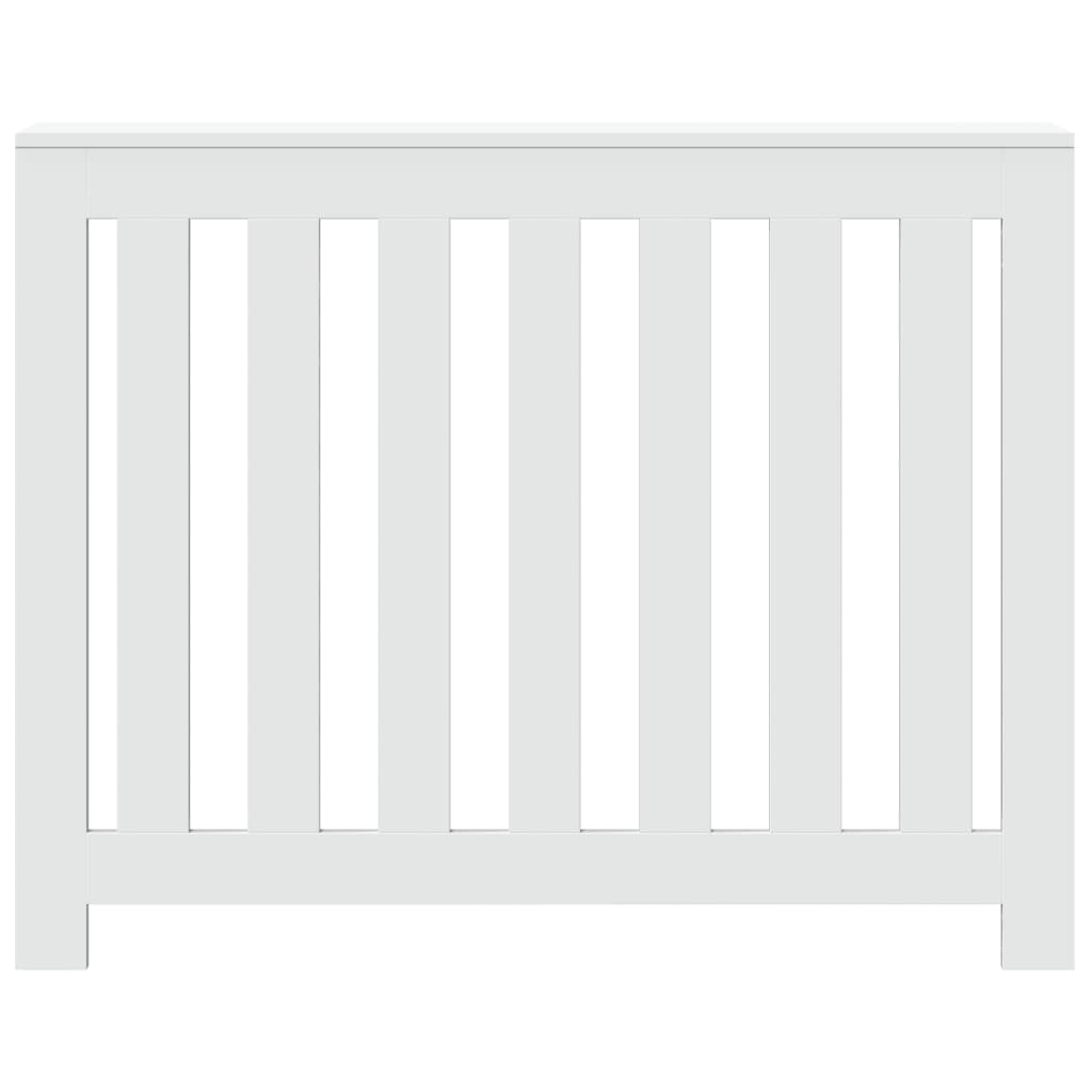Vidaxl radiatorombouw 104x20x82 cm bewerkt hout wit