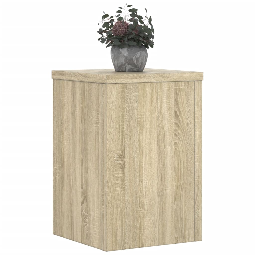 Vidaxl Standard pianta 2 ST 20x20x30 cm Oak in legno trasformato