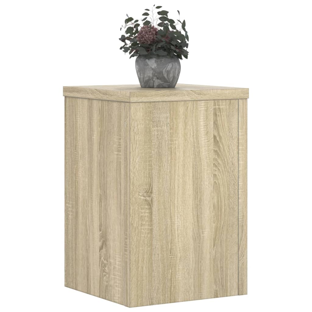 Estándares de planta Vidaxl 2 ST 25X25X35 cm de madera procesada Sonoma Oak