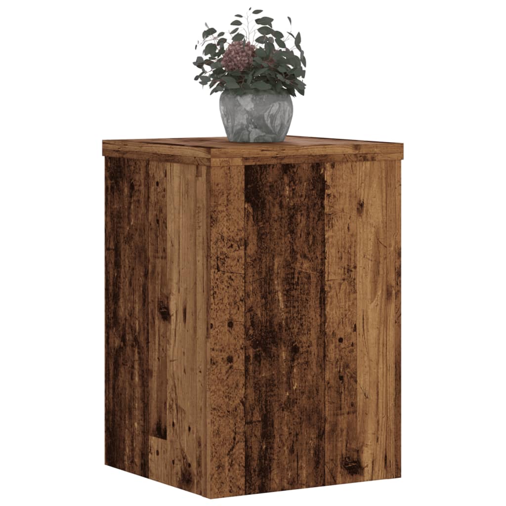 Vidaxl Planting Stands 2 St 25x25x35 cm Legno di legno trasformato Old Colorato
