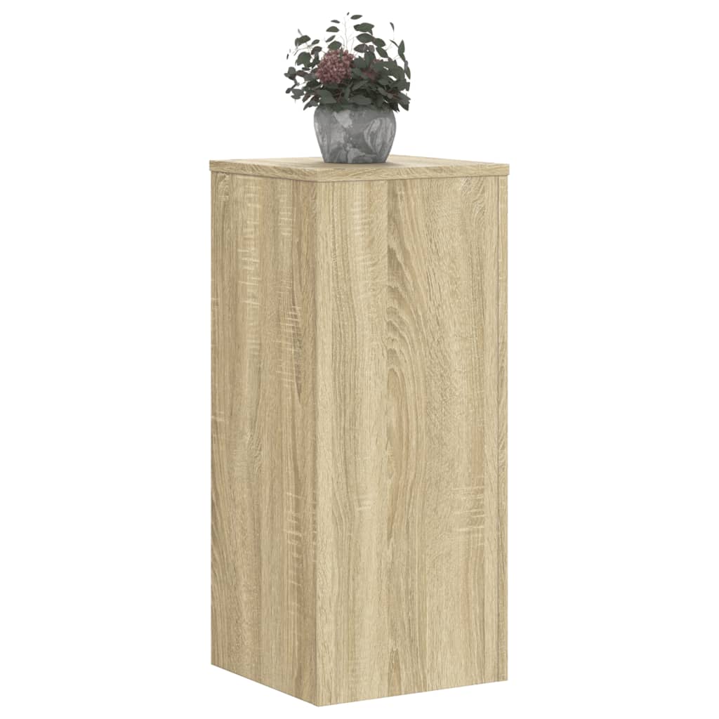 Vidaxl Standard pianta 2 PC 30x30x70 cm Oak in legno trasformato