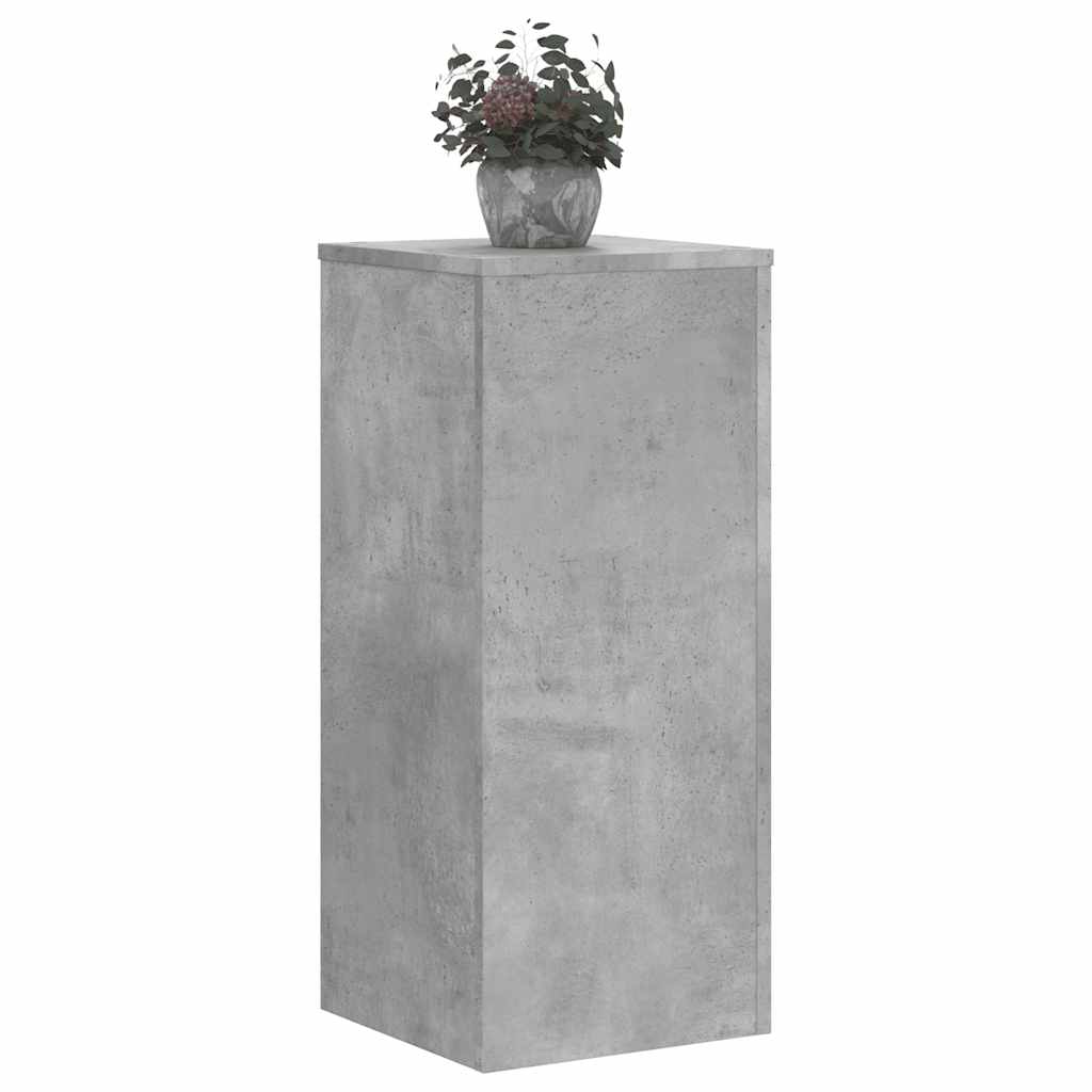 Vidaxl Standard per impianti 2 PC 30x30x70 cm Betongrijs in legno trasformato