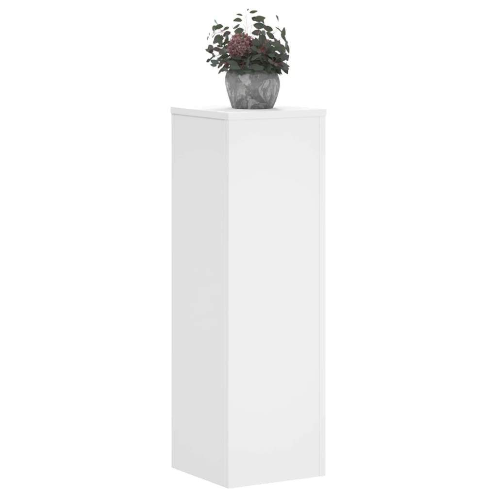 Supporti per piante Vidaxx 2 pezzi 25x25x80 cm in legno composito bianco