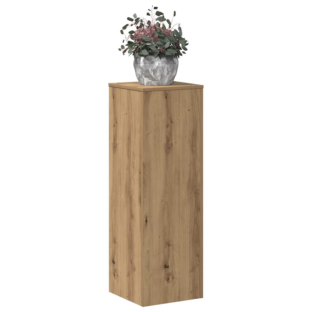 Soporte para plantas Vidaxx 33x33x100 cm madera elaborada, roble artesanal