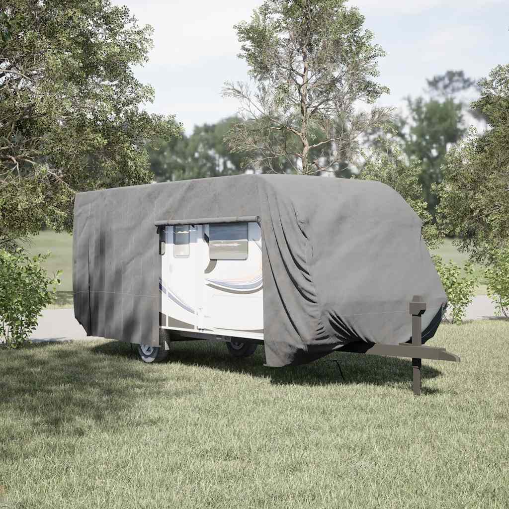 Vidaxl Caravanhoes 732x250x220 cm sin longitud gris