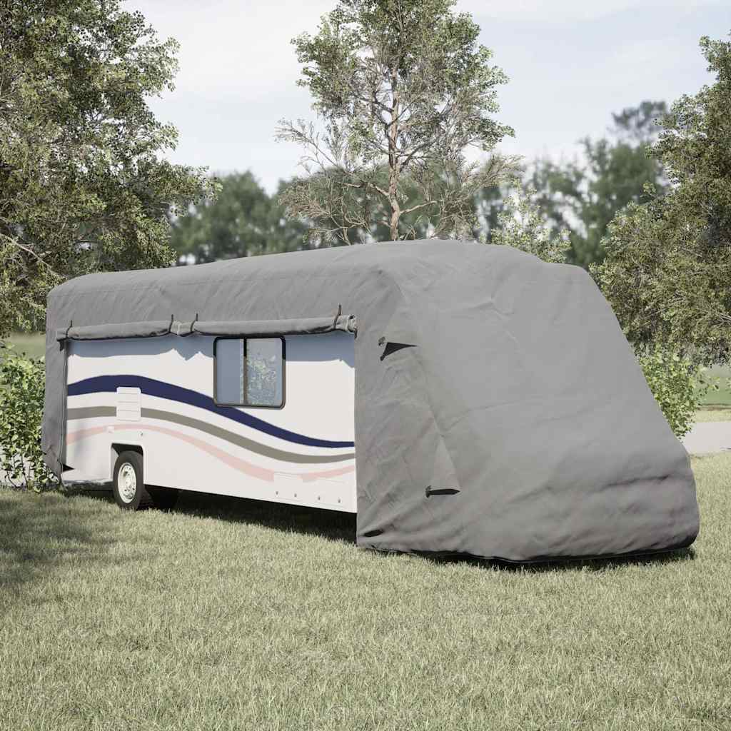 Vidaxl camperhoezen 870x235x275 cm vliesvlies grijs
