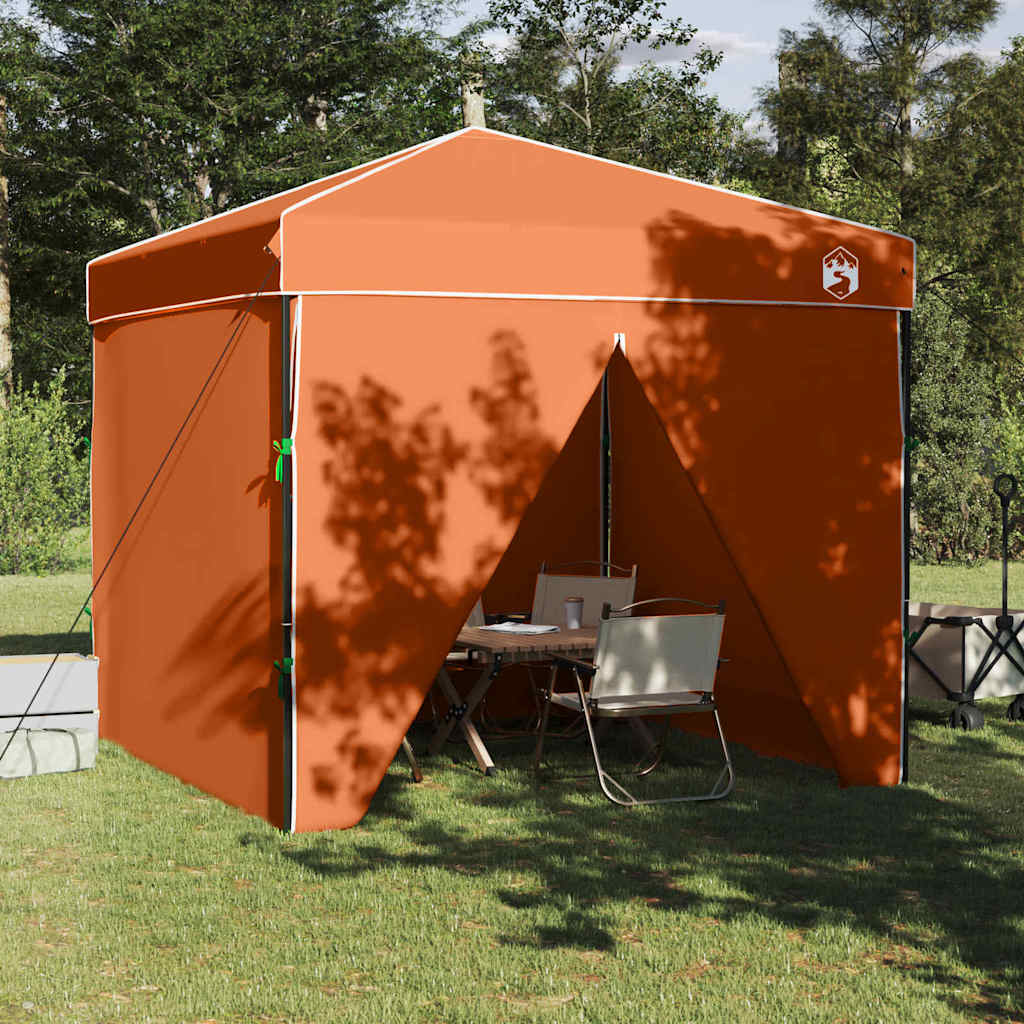 Tenda parasole Vidaxx arancione 243 x 243 x 251 cm in tessuto