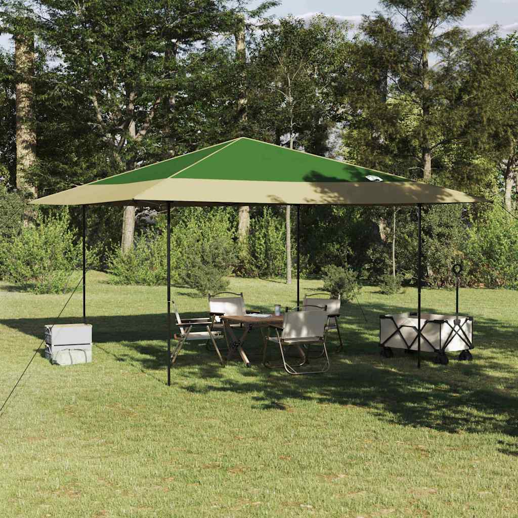 Tenda da sole Vidaxx verde 395 x 395 x 251 cm tessuto
