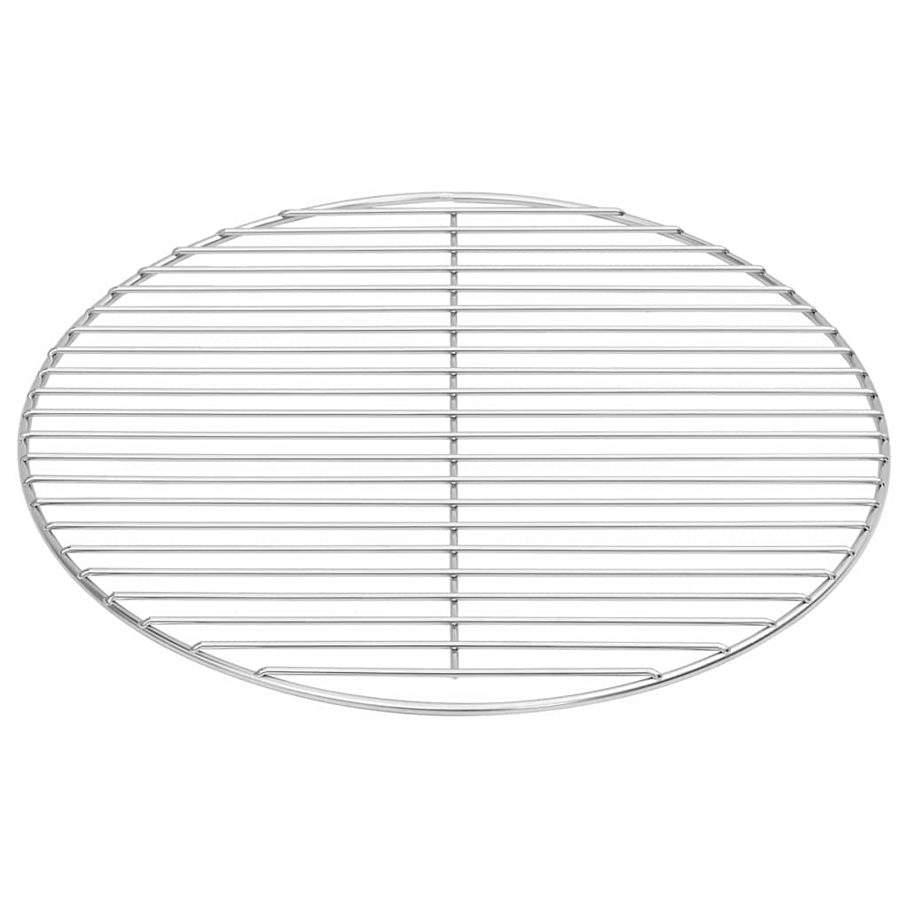 Vidaxx parrilla para barbacoa plateada 43 x 43 cm acero inoxidable