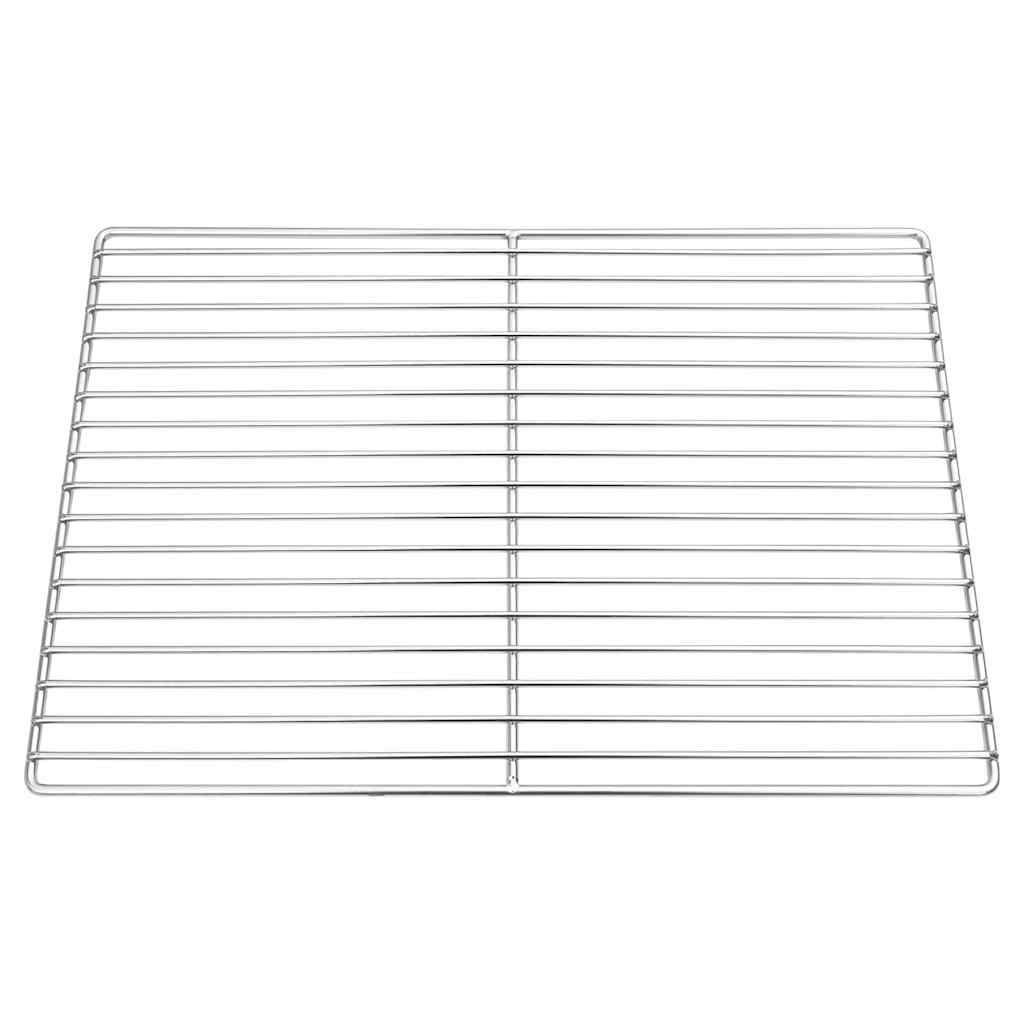Parrilla vidaxx plata 47 x 32,5 cm acero inoxidable