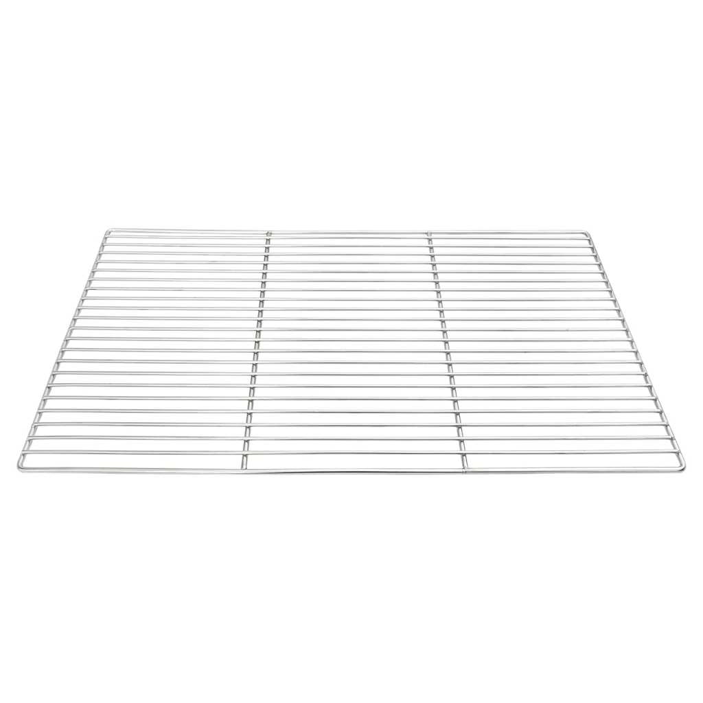 Parrilla vidaxx plata 67 x 40 cm acero inoxidable