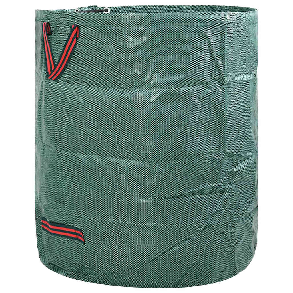 Sacchetti per rifiuti da giardino Vidaxxl 12 pz verde 67 x 67 x 75,5 cm polipropilene
