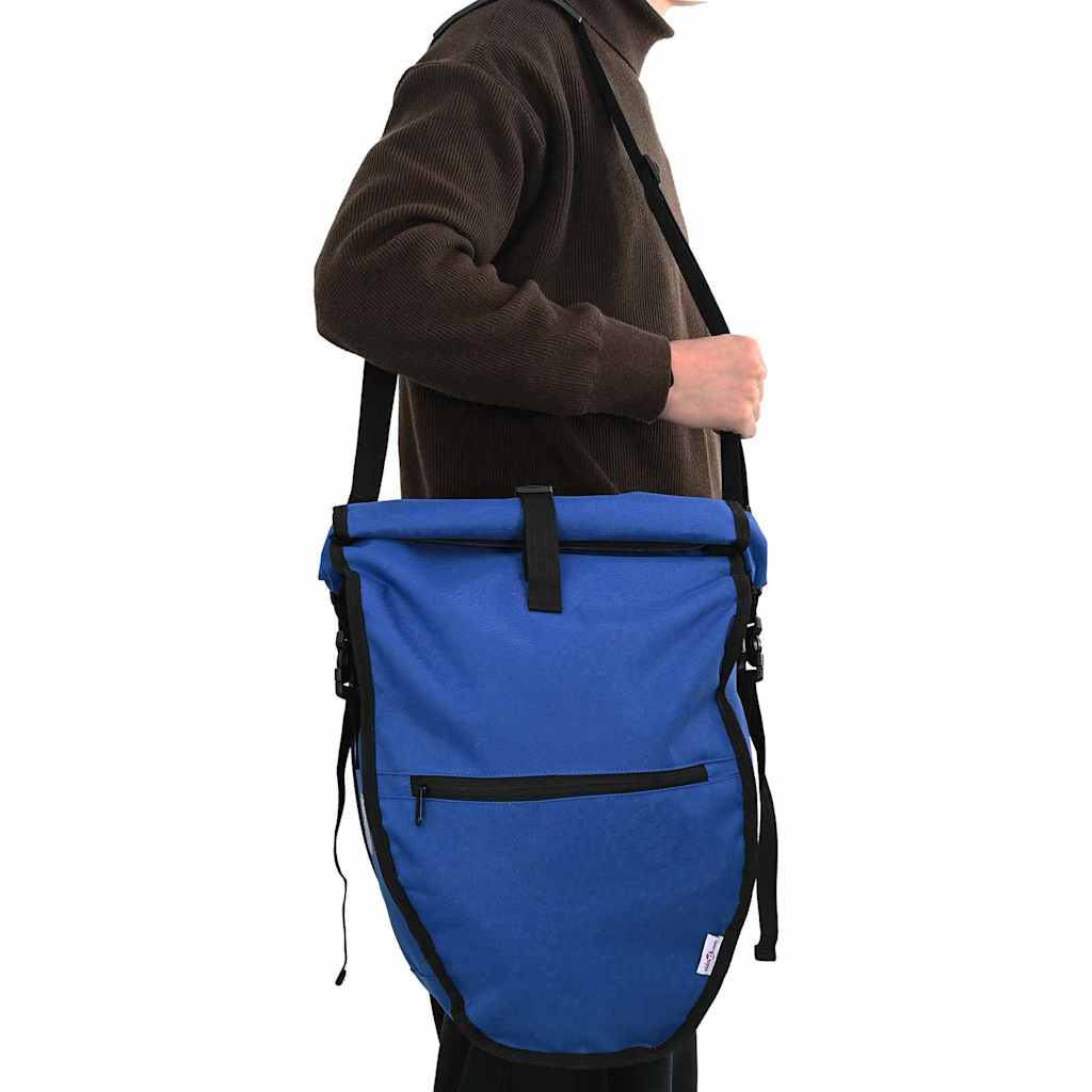 Vidaxl fietstas blauw 32,5 x 17 x 57 cm polyester