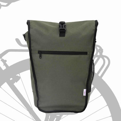 Vidaxx bolsa para bicicleta verde oliva 34 x 16 x 59 cm poliéster