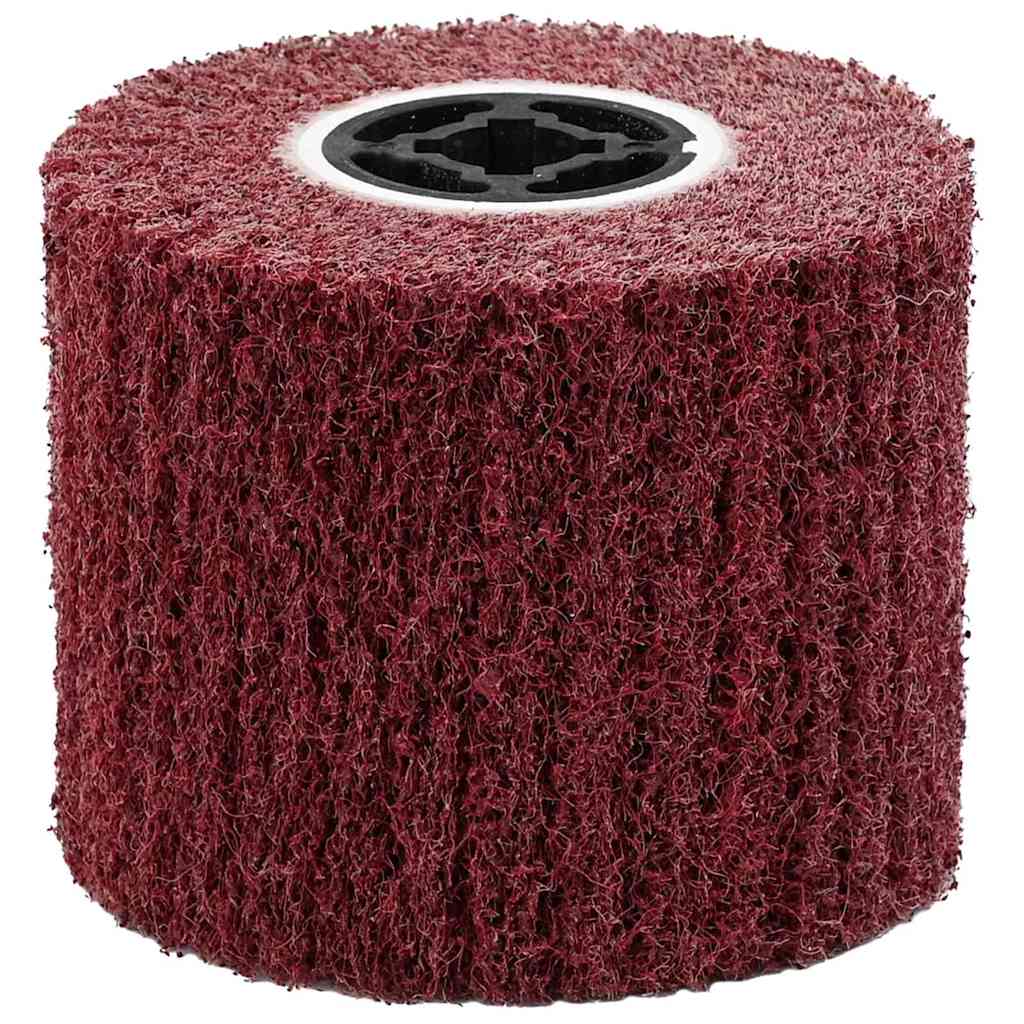 Rulli abrasivi Vidaxl 3 pz rossi 12 x 12 x 10 cm fibra sintetica