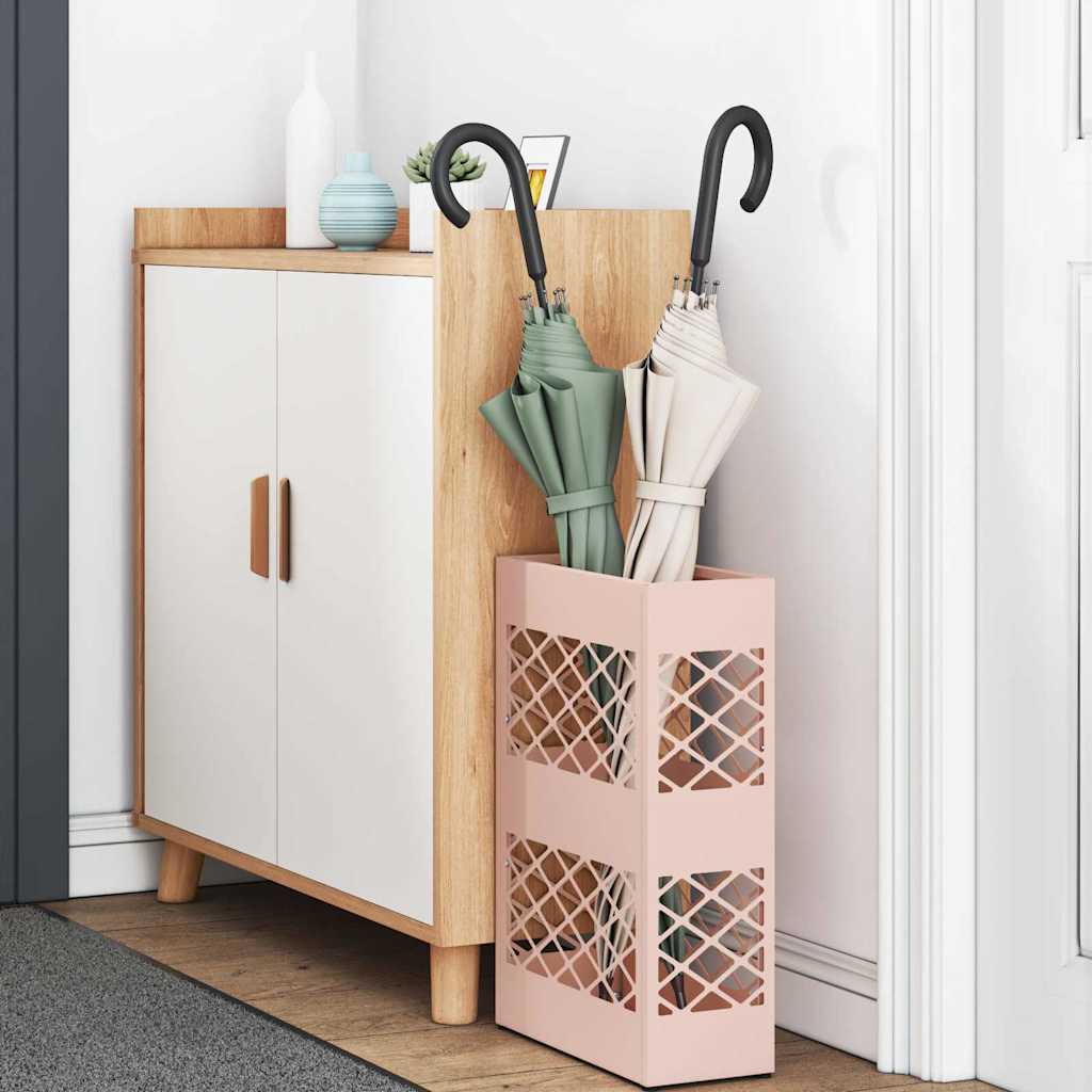 Ombrello Vidaxx standard rosa 28 x 12 x 41 cm in acciaio