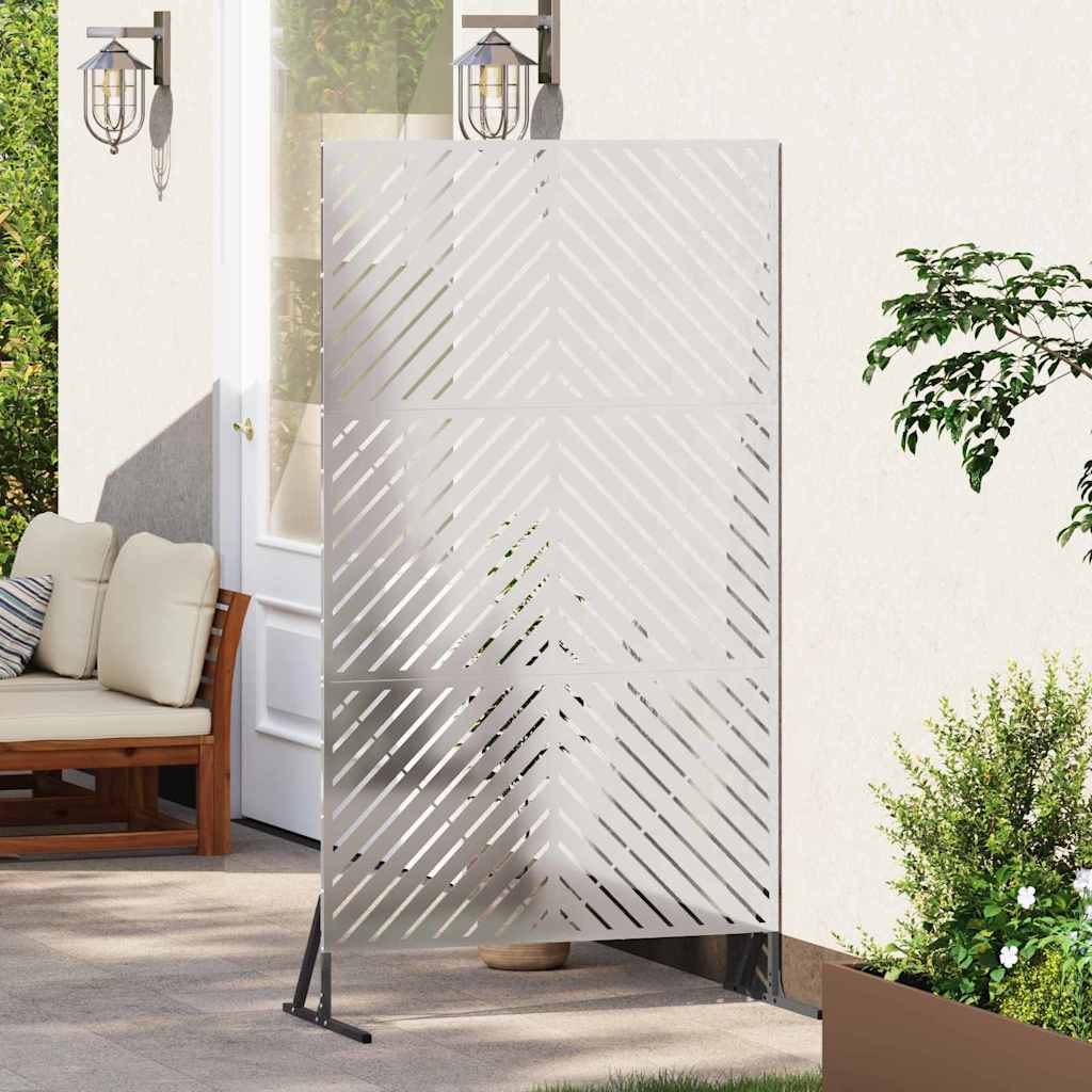 Vidaxx Frangivista grigio 100 x 50 x 180 cm in acciaio