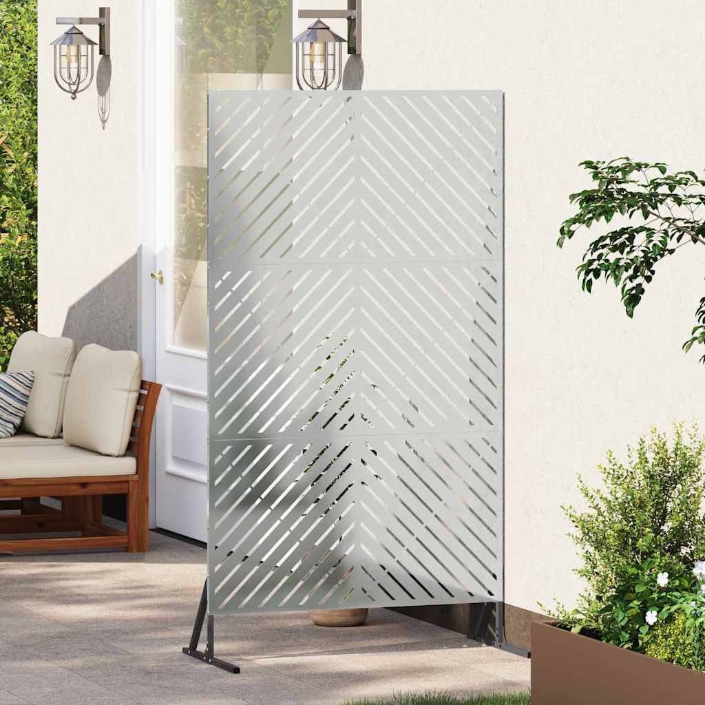 Vidaxx Frangivista grigio 100 x 50 x 180 cm in acciaio
