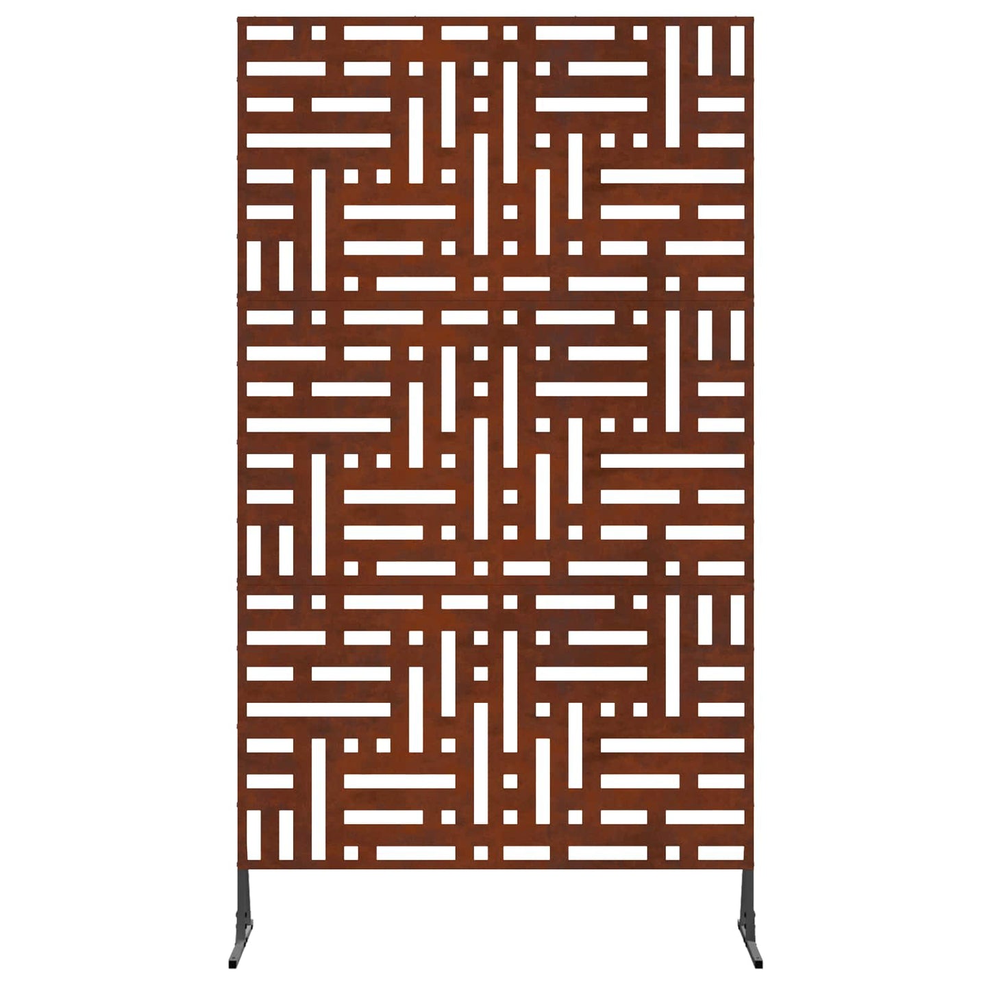 Vidaxl privacyscherm grijs 100 x 50 x 180 cm cortenstaal