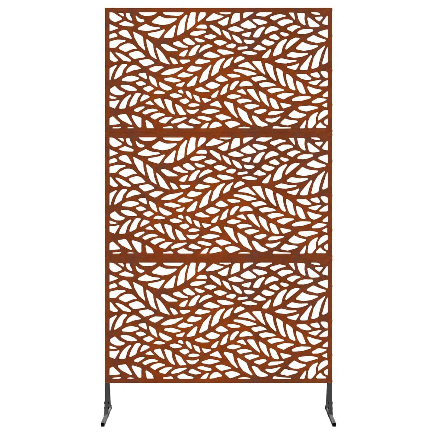 Frangivista Vidaxx grigio 100 x 50 x 180 cm in acciaio corten