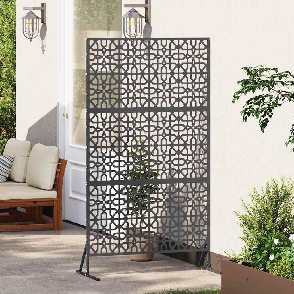 Frangivista Vidaxx nero 100 x 50 x 180 cm in acciaio