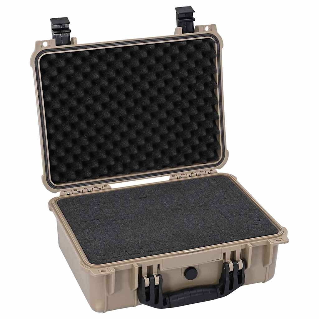 Vidaxl hardcase koffer zand 40,5 x 33 x 17,5 cm polypropyleen en abs