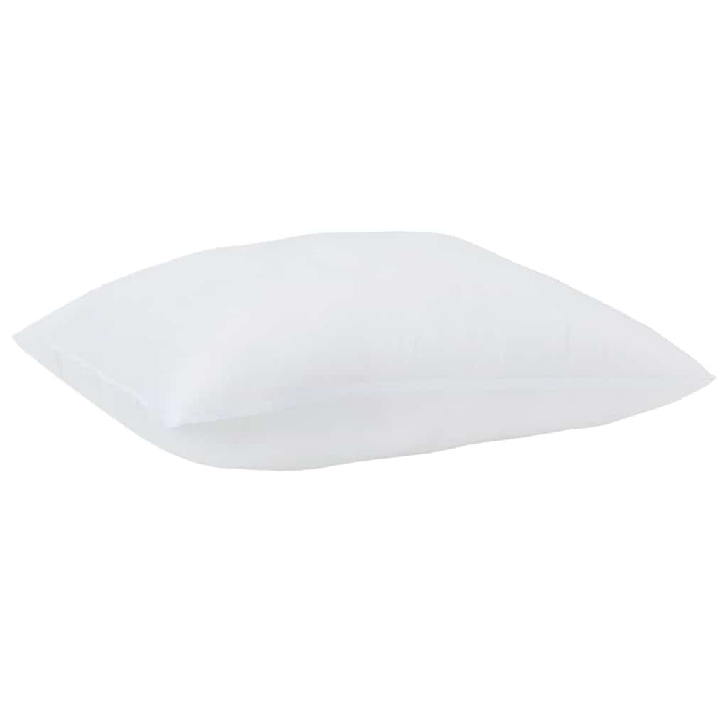 Cuscino Vidaxxl con cuscino 2 pezzi bianco 61 x 41 x 20 cm poliestere