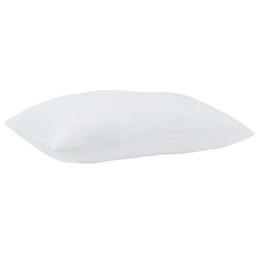 Cuscino Vidaxxl con cuscino 2 pezzi bianco 61 x 41 x 20 cm poliestere