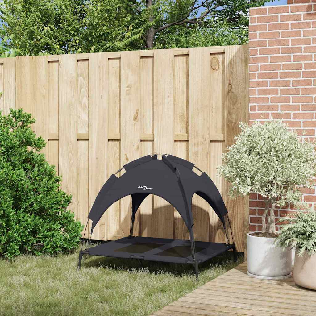 Letto per cani Vidaxxl nero 92 x 77 x 82,5 cm in acciaio