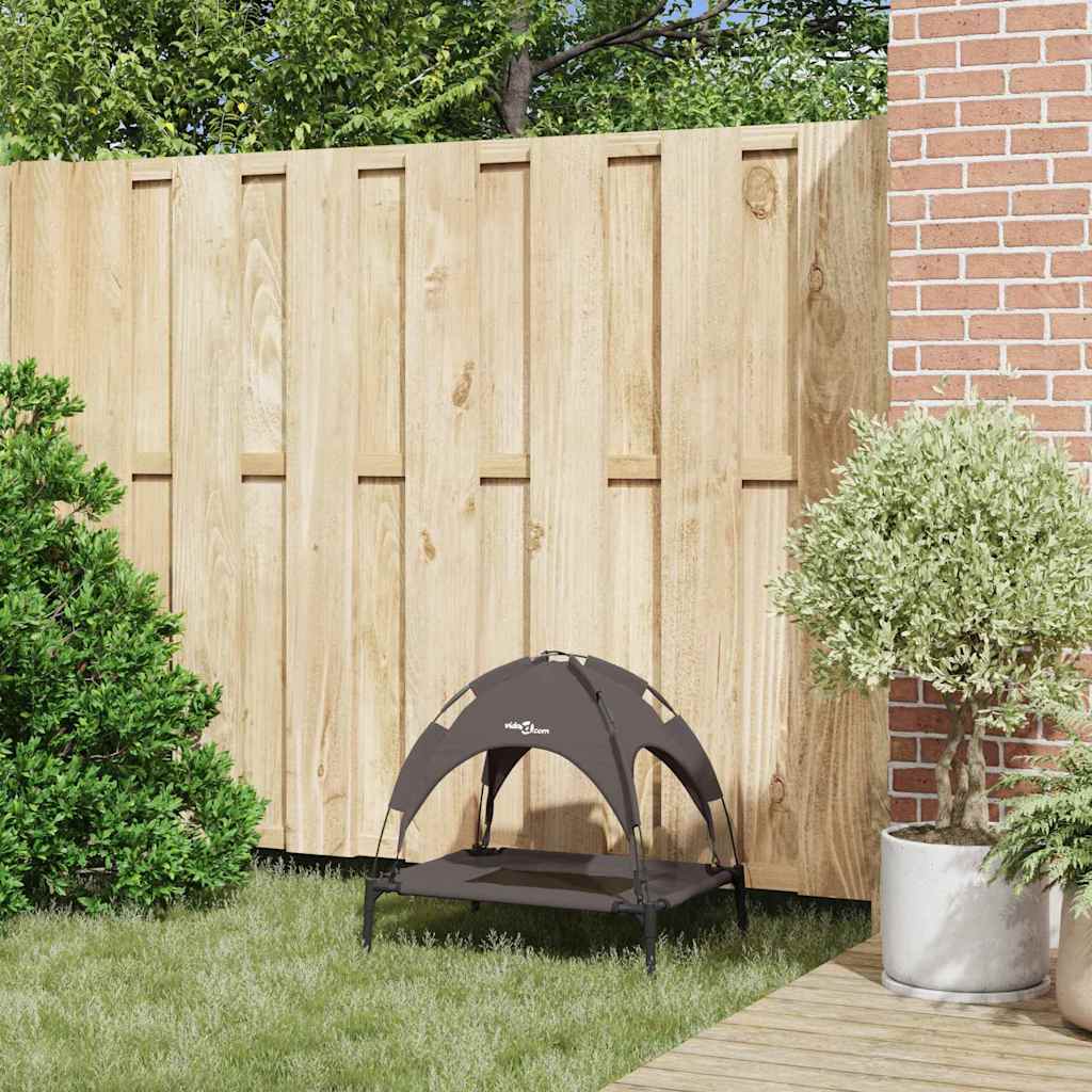 Letto per cani Vidaxxl marrone 62 x 48 x 61 cm in acciaio