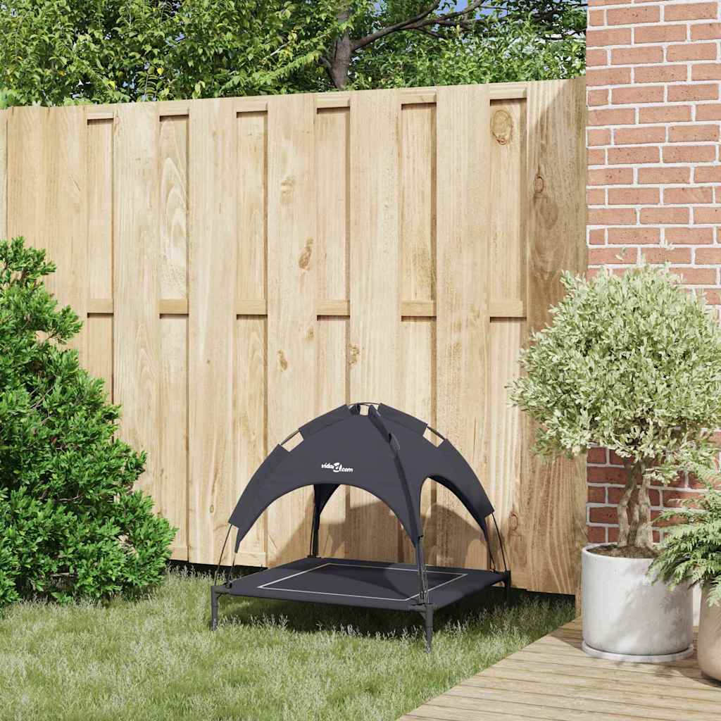 Letto per cani Vidaxxl nero 71 x 64 x 71 cm in acciaio