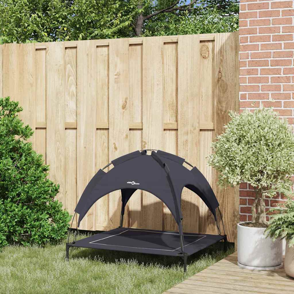 Vidaxl hondenbed zwart 90 x 81 x 80,5 cm staal