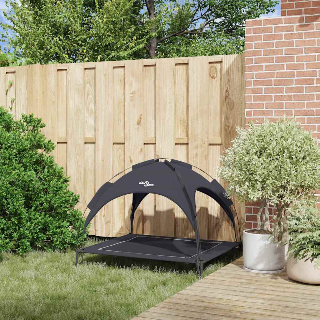 Vidaxl hondenbed zwart 104 x 86 x 84,5 cm staal