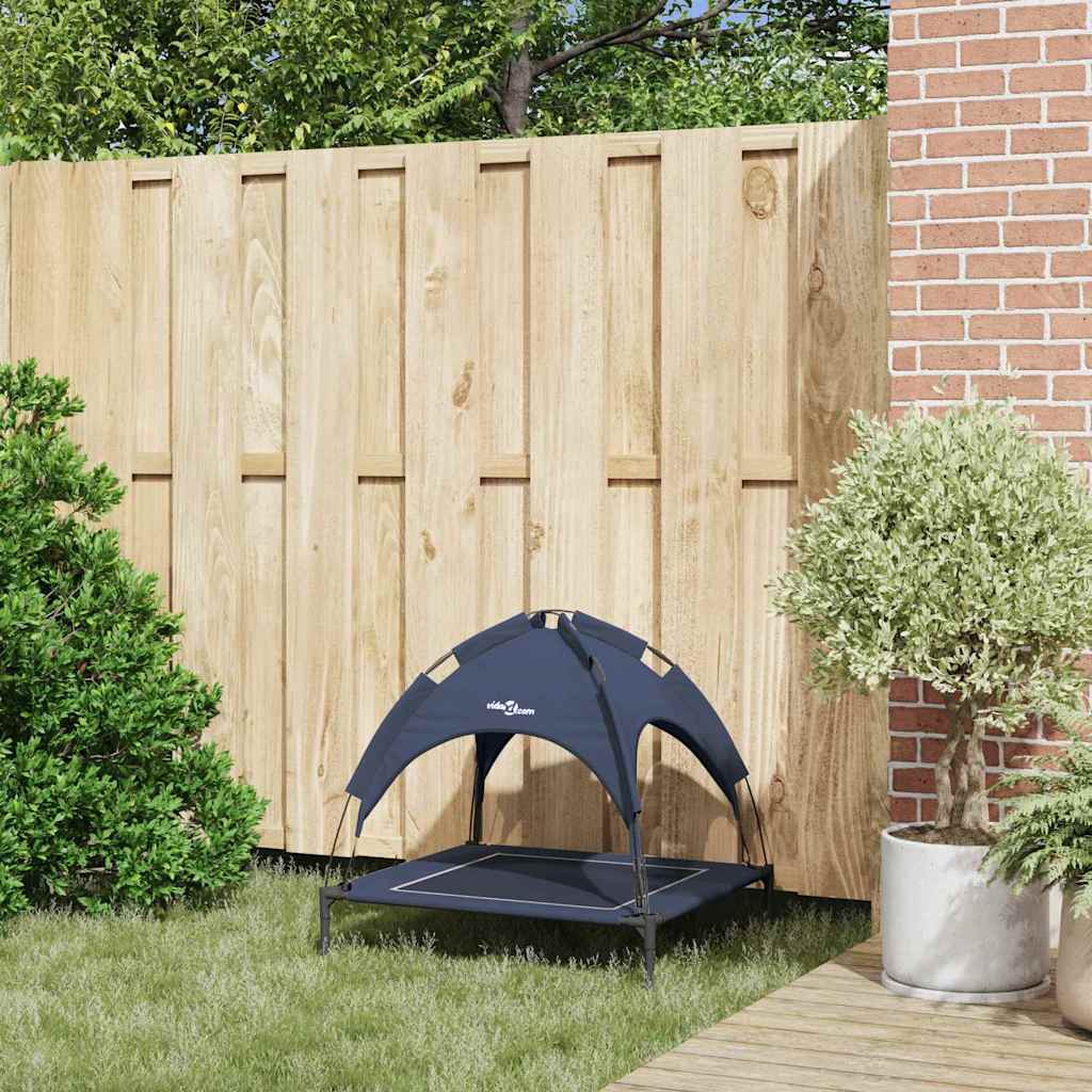 Letto per cani Vidaxxl blu navy 71 x 64 x 71 cm in acciaio