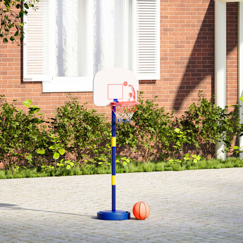 Vidaxl Basketball Standard con palla e pompa altezza regolabile 90 121 cm