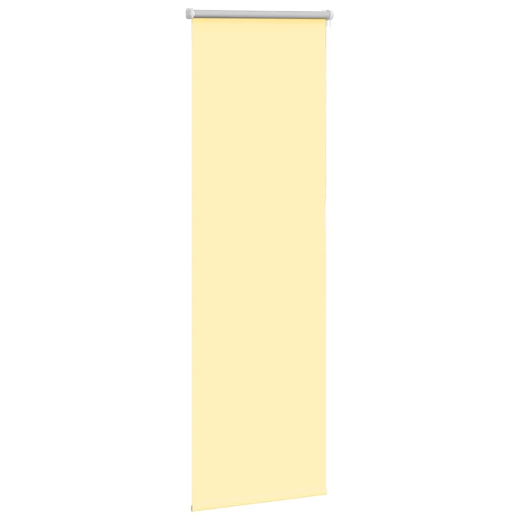 VidaXL estor enrollable 45x175 cm tela opaco ancho 40,7 cm amarillo