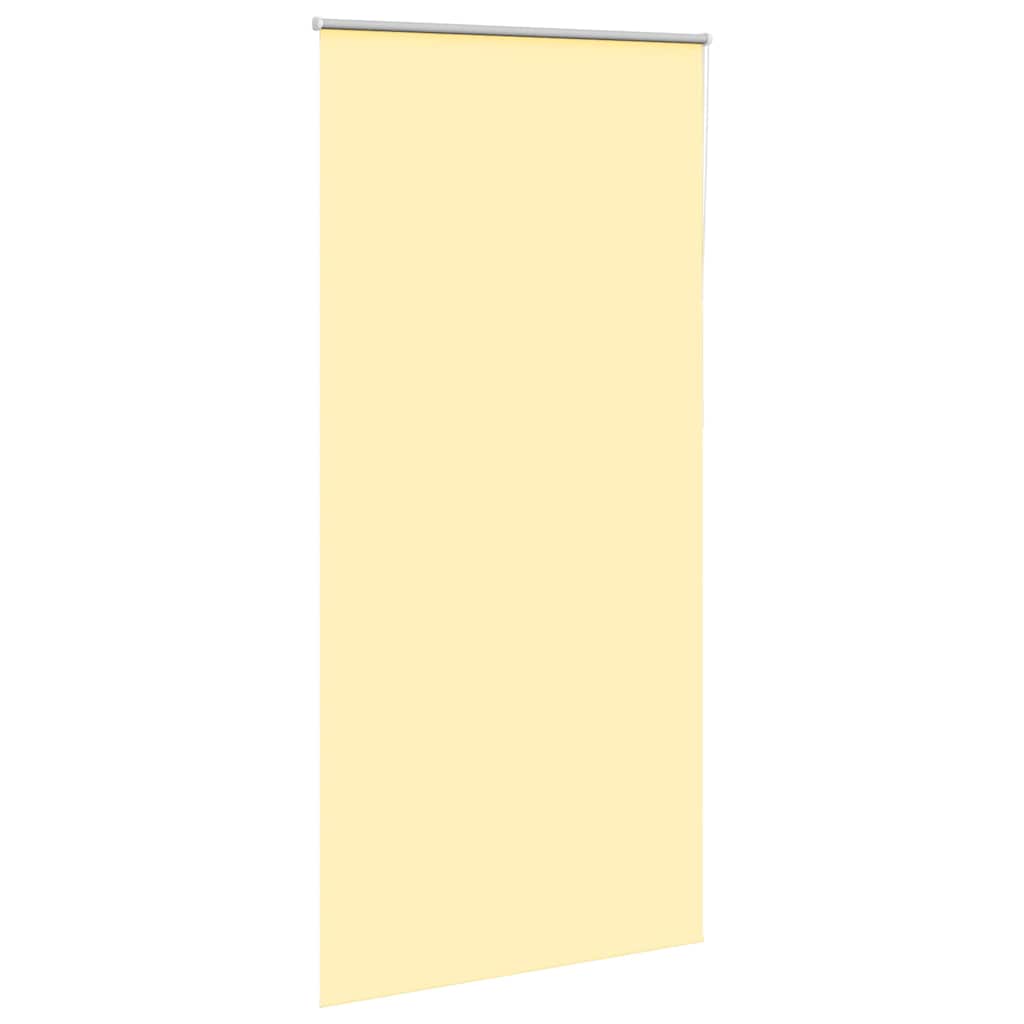 Tenda a rullo VidaXL 115x230 cm tessuto oscurante larghezza 110,7 cm giallo