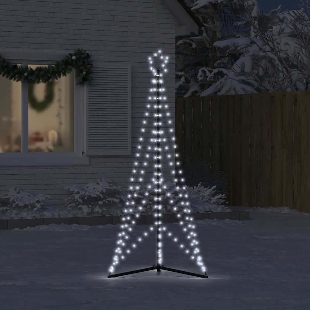 Vidaxl LED Árbol de Navidad 363 LED WHITE CRIO 182 cm