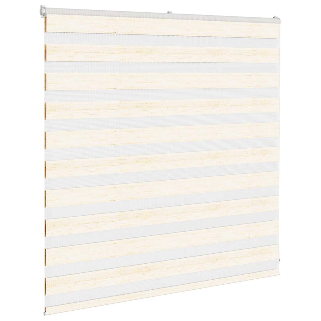 Vidaxl Zebra Roller Blind 150x100 cm Larghezza polvere 145,9 cm Marmerbeige