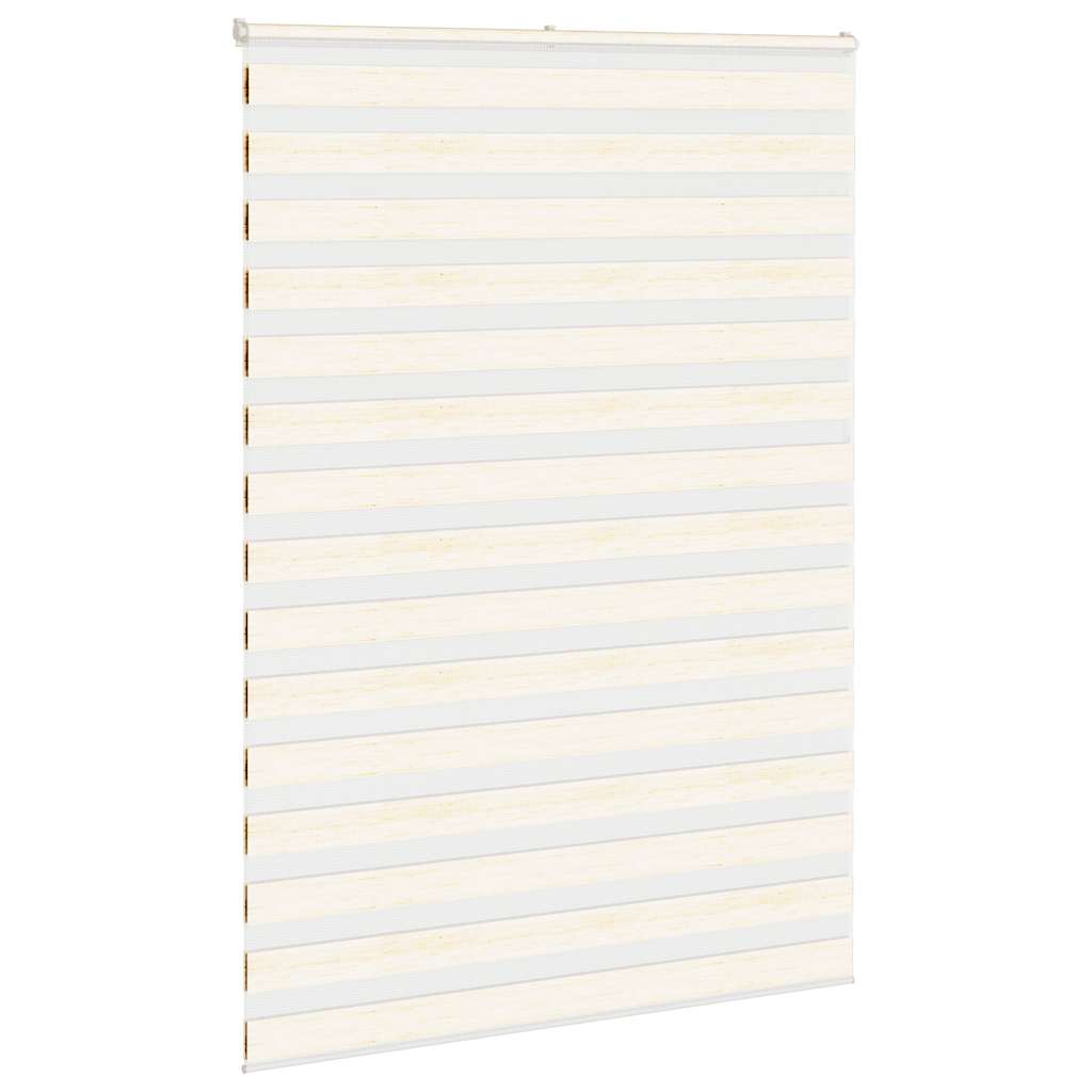 Vidaxl Zebra Roller Blind 160x200 cm Larghezza polvere 155,9 cm Marmerbeige