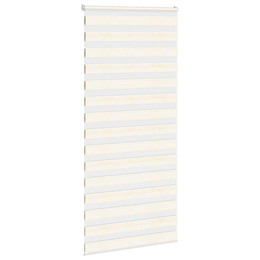 Vidaxl zebra blind 105x230cm stofbreedte 100,9cm polyester marmerbeige