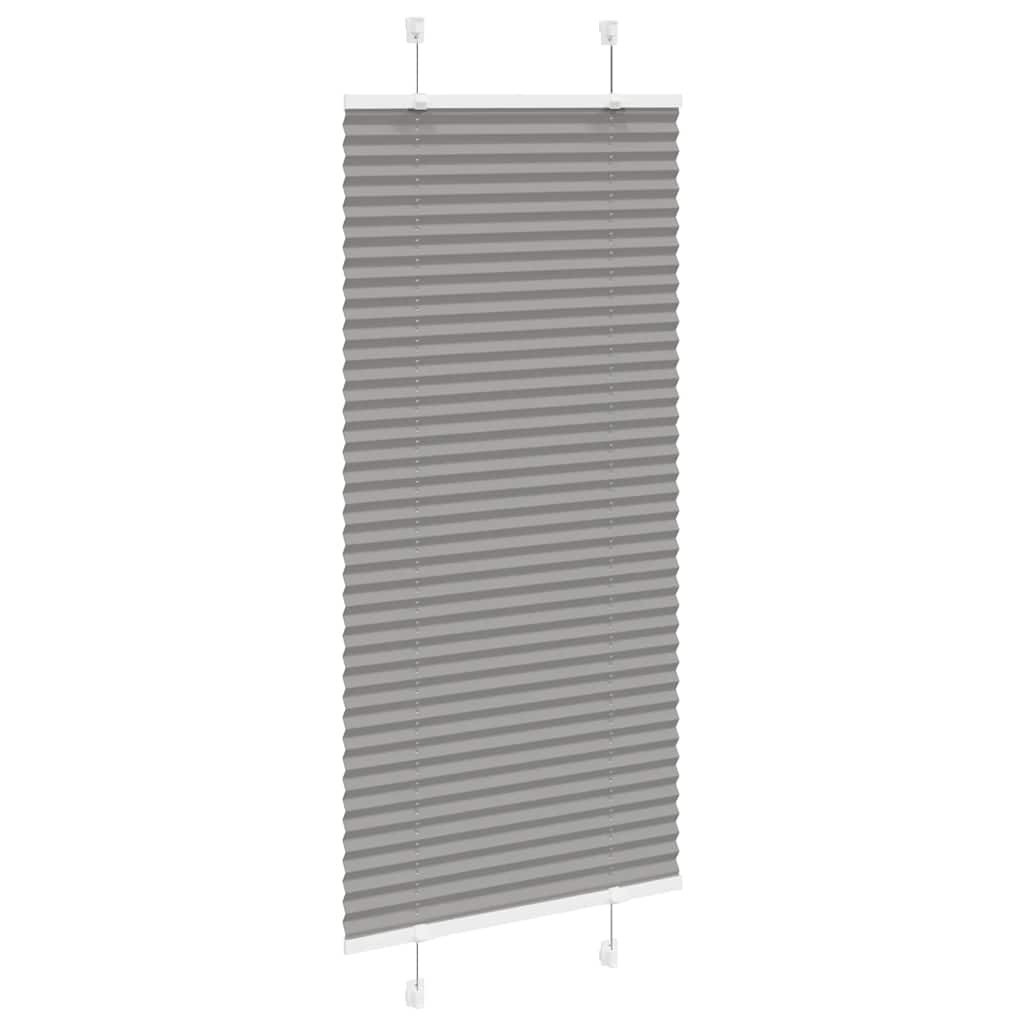 Vidaxl Pleated Roller Blind 65x150 cm Anipo de polvo 64.4 cm antracita