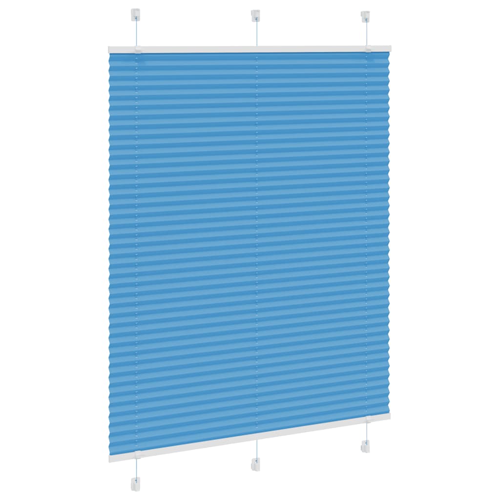 Tenda a rullo plissettata Vidaxx 110x150 cm larghezza tessuto 109,4 cm poliestere blu