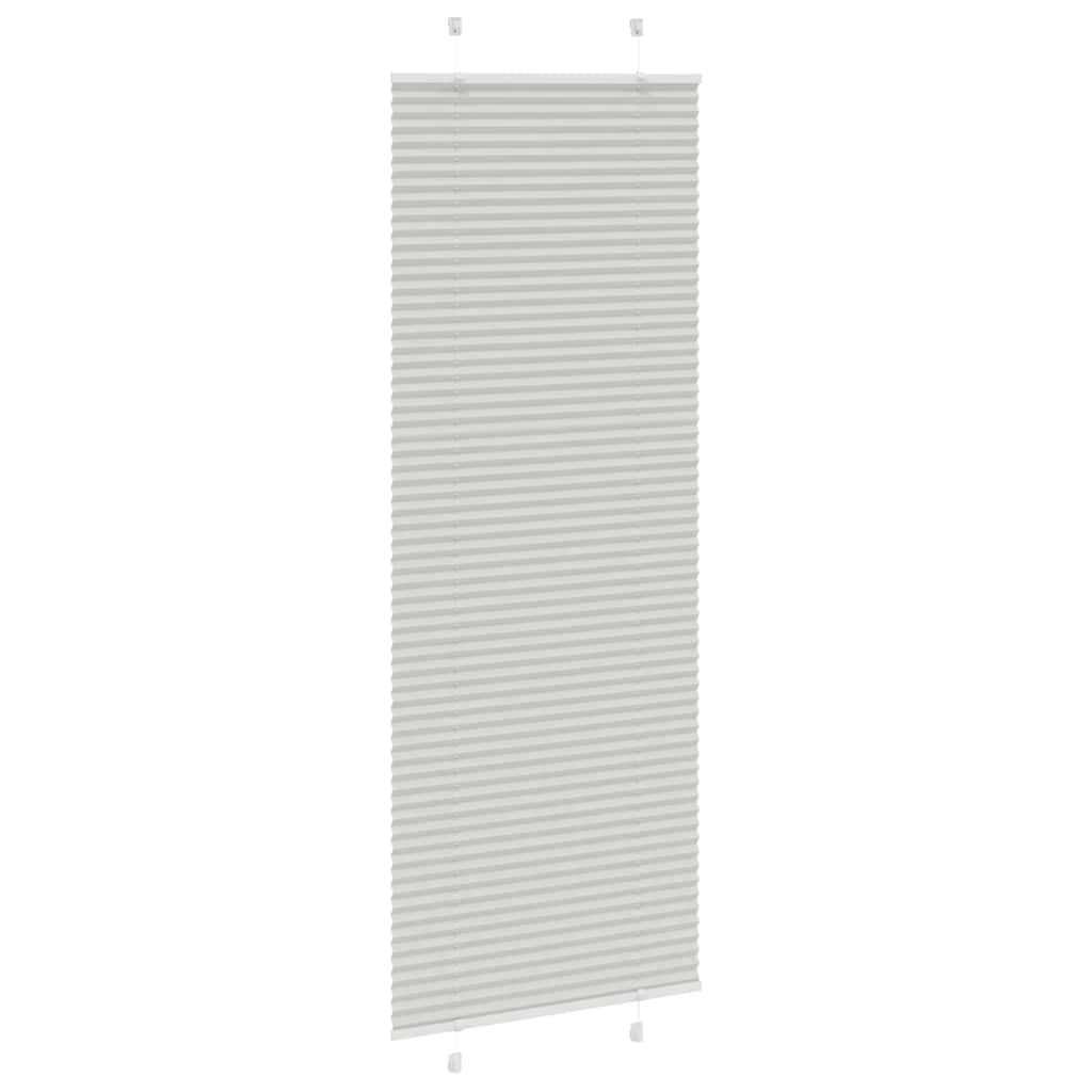 Vidaxx estor enrollable plisado 80x200 cm, ancho de tela 79,4 cm poliéster