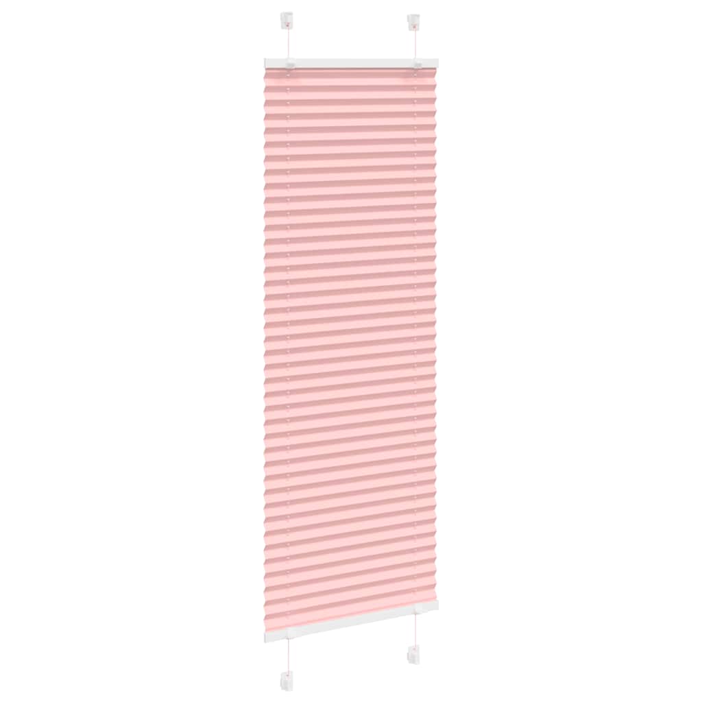 Vidaxx estor enrollable plisado 40x100 cm tela ancho 39,4 cm poliéster rosa
