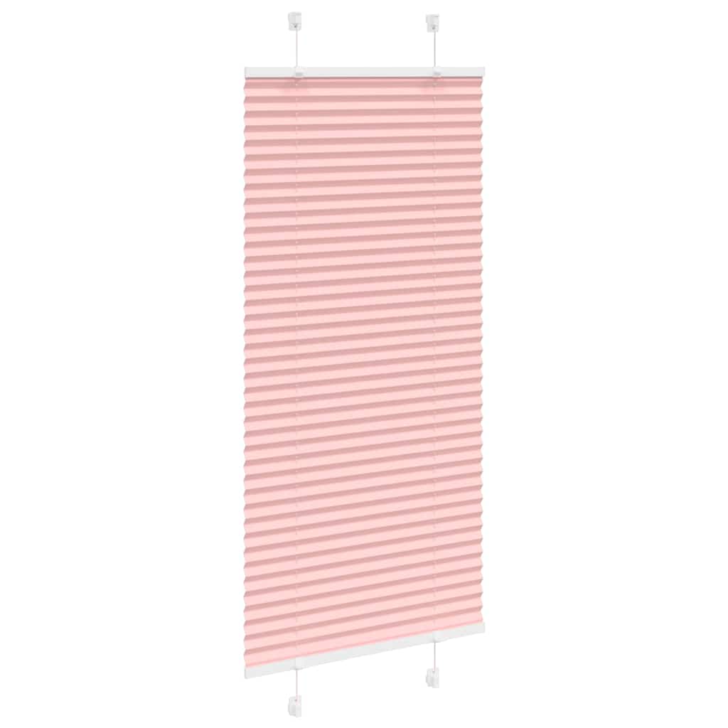 Vidaxx estor enrollable plisado 55x100 cm tela ancho 54,4 cm poliéster rosa