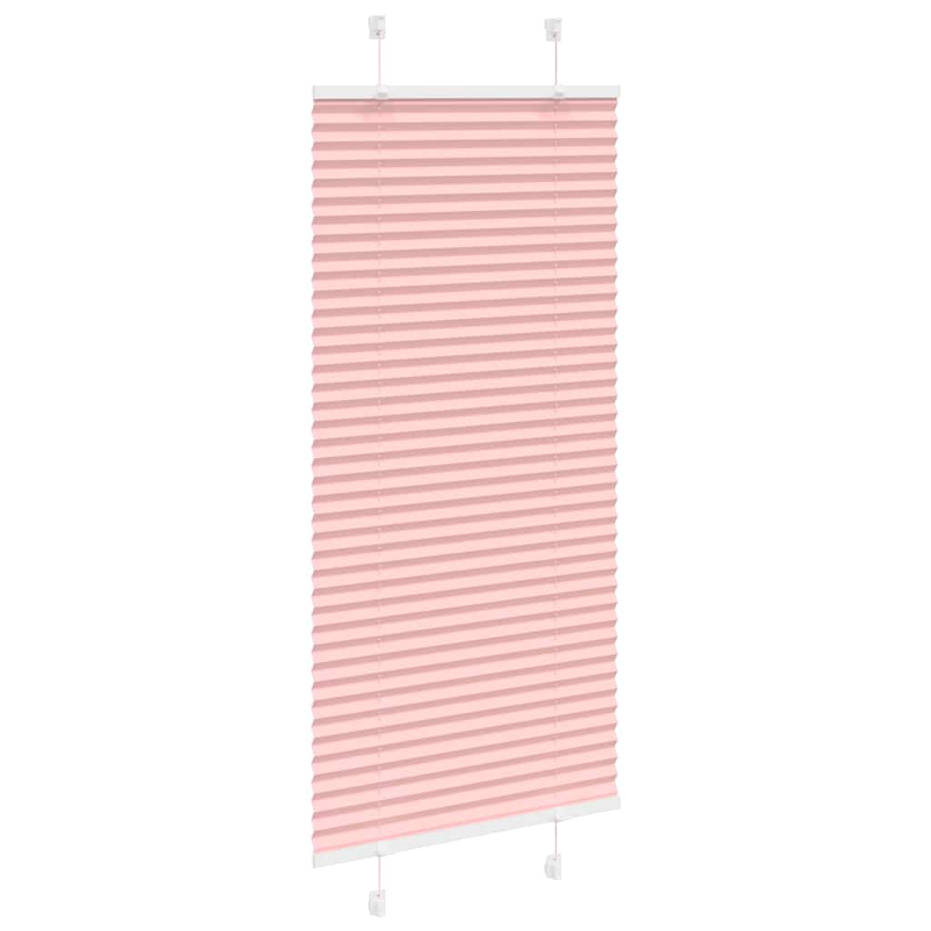 Tenda a rullo plissettata Vidaxx 55x150 cm larghezza tessuto 54,4 cm poliestere rosa