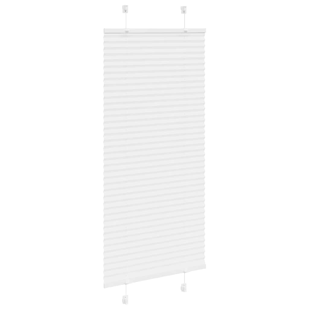 Tenda a rullo plissettata Vidaxx 60x150 cm larghezza tessuto 59,4 cm poliestere bianco