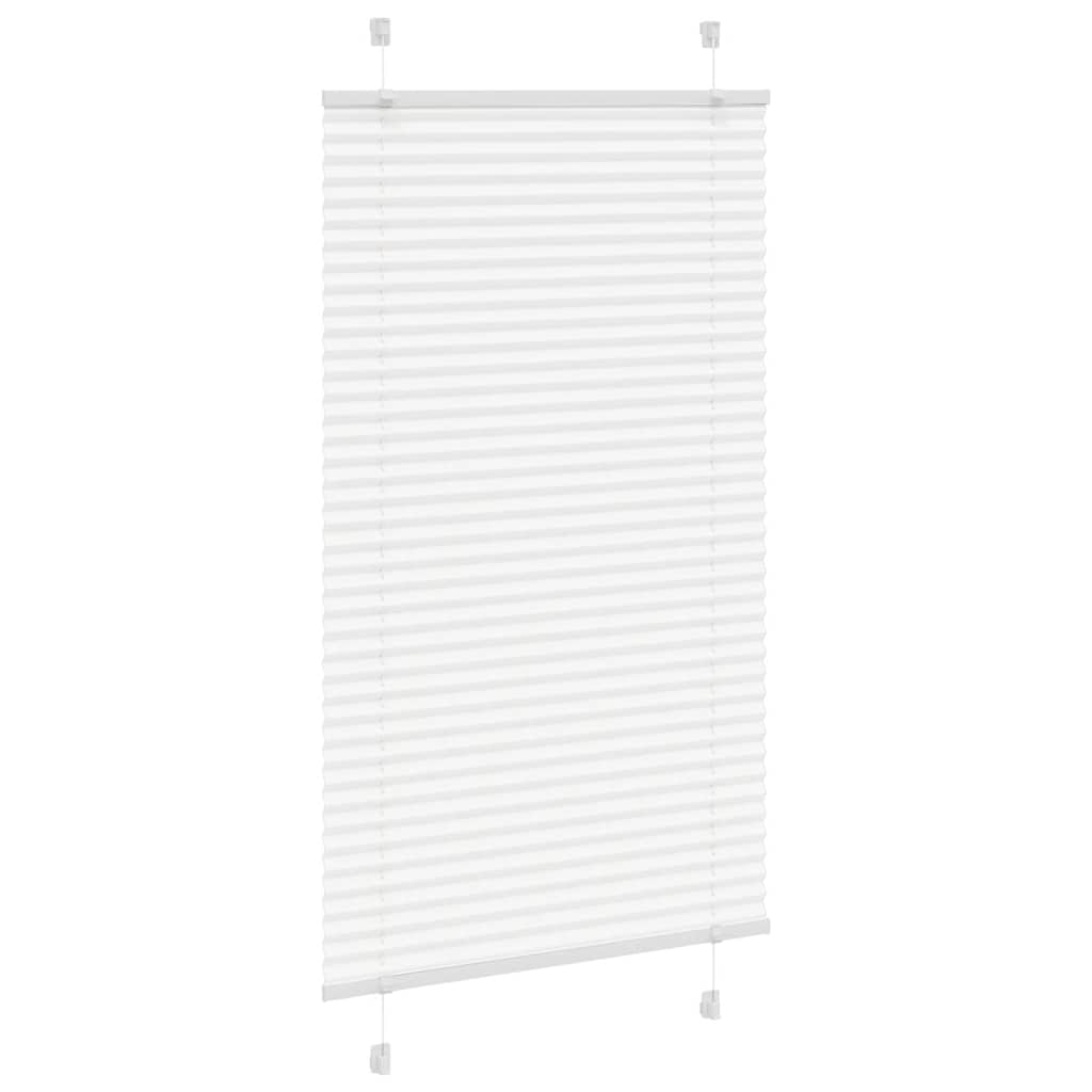 Vidaxl plissé rolgordijn 70x150 cm stofbreedte 69,4 cm polyester wit