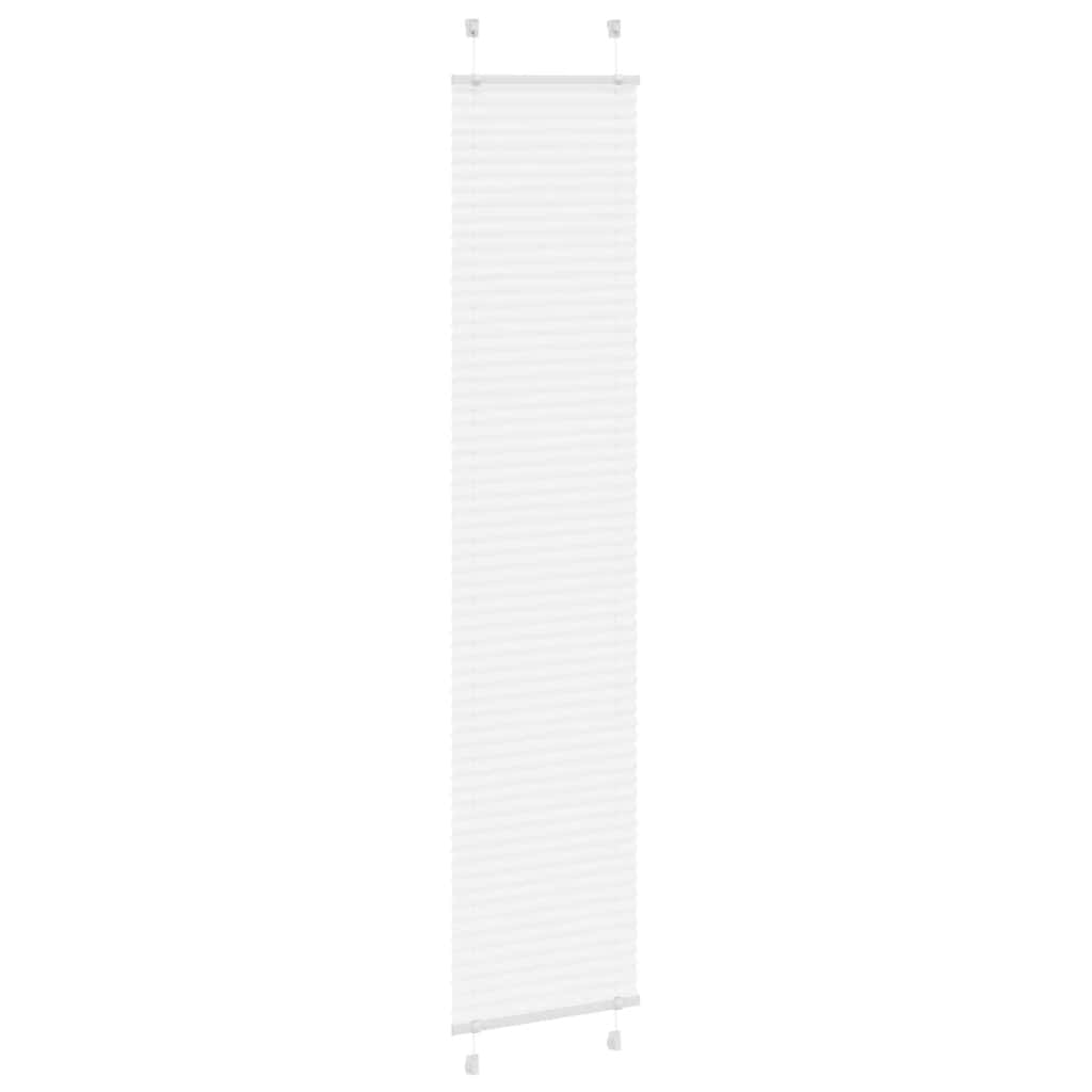 Vidaxl plissé rolgordijn 40x200 cm stofbreedte 39,4 cm polyester wit